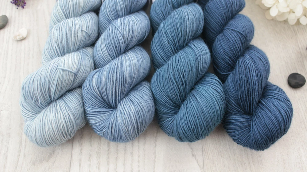 "Set 6" 400g - merino sw Single 366m