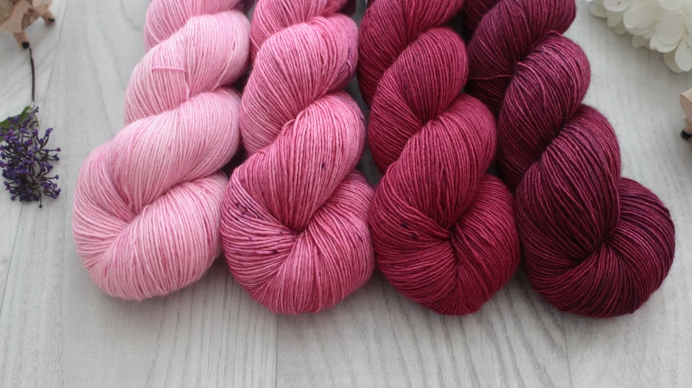 "Set 7" 400g - merino sw Single 366m