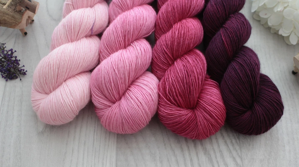 "Set 8" 400g - merino sw Single 366m