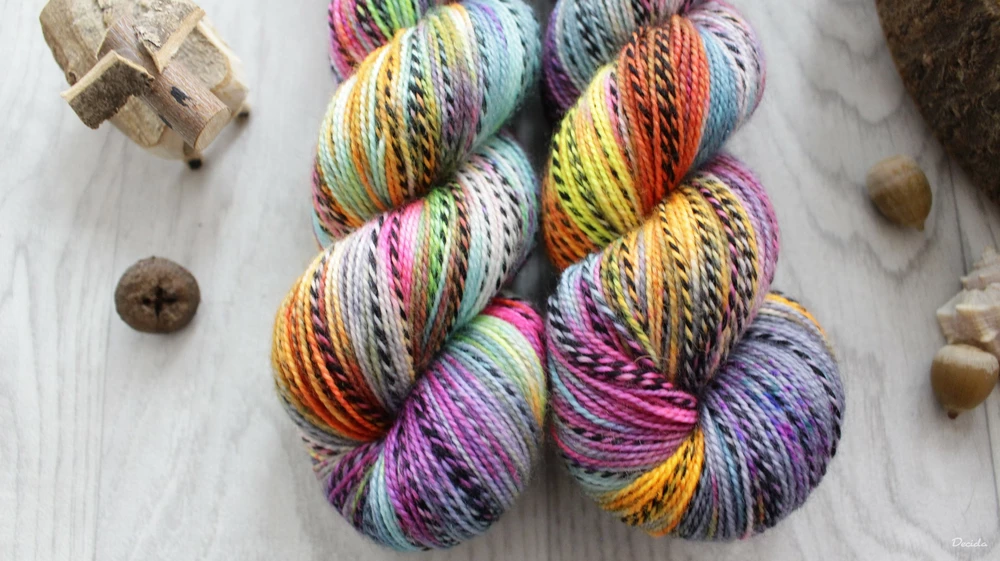 "Neon Balm" - ZEBRA Merino sw/nylon 400m/100g