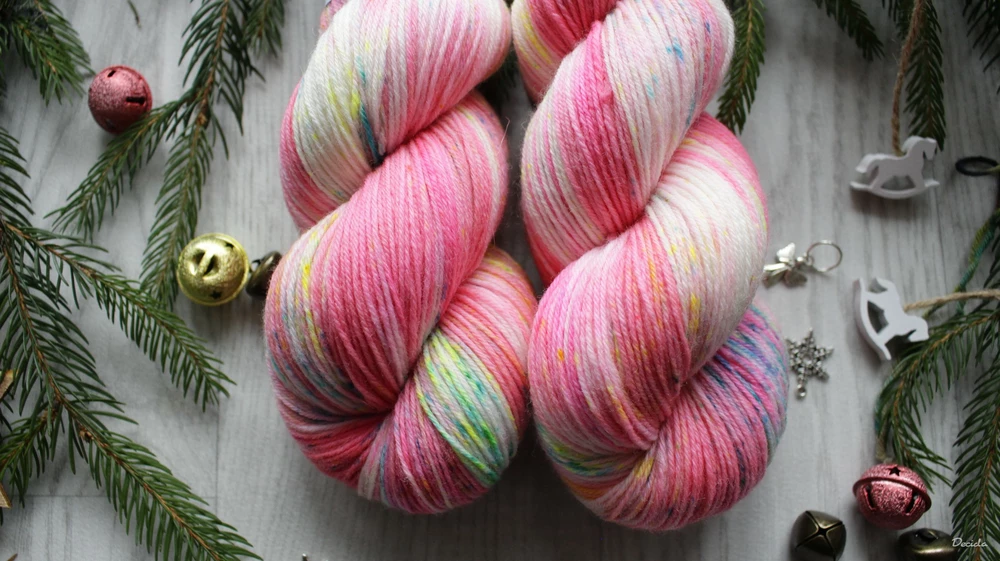 "Candy Marlen" - EXTRA Merino sw/polyamid 365m/100g
