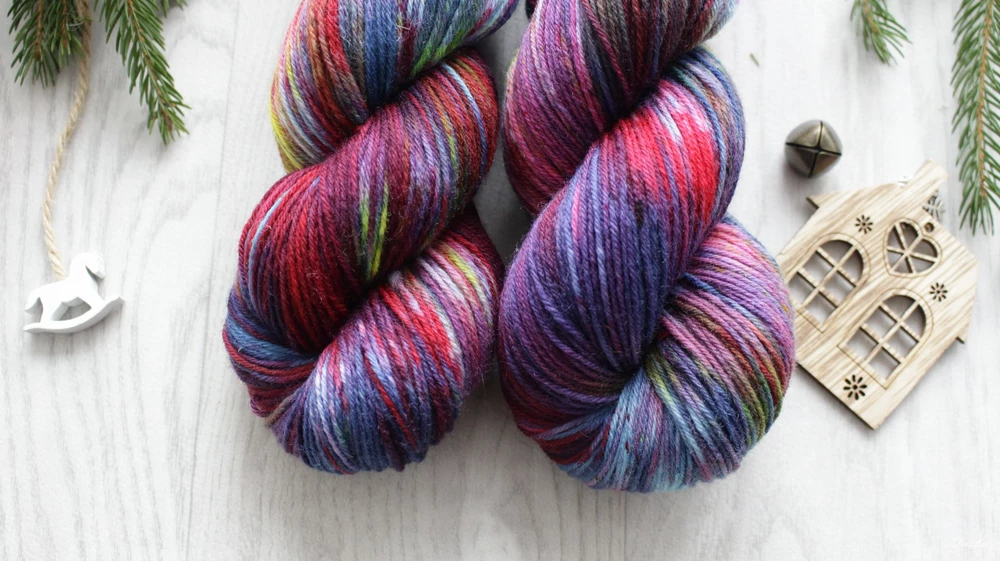 "Valerine" - EXTRA Merino sw/polyamid 365m/100g