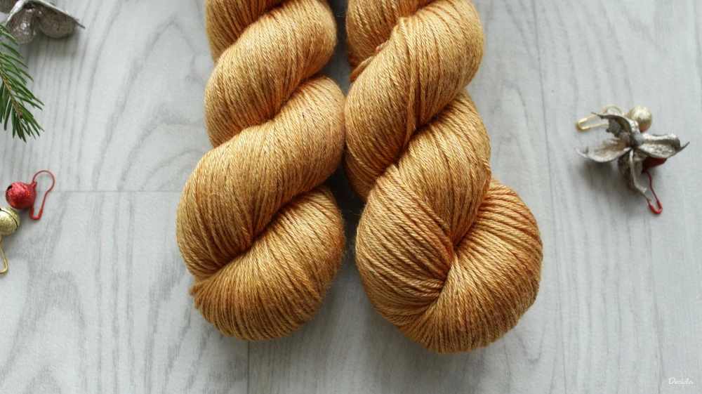 "Copper" - merino/hedvábí 50/50 400m