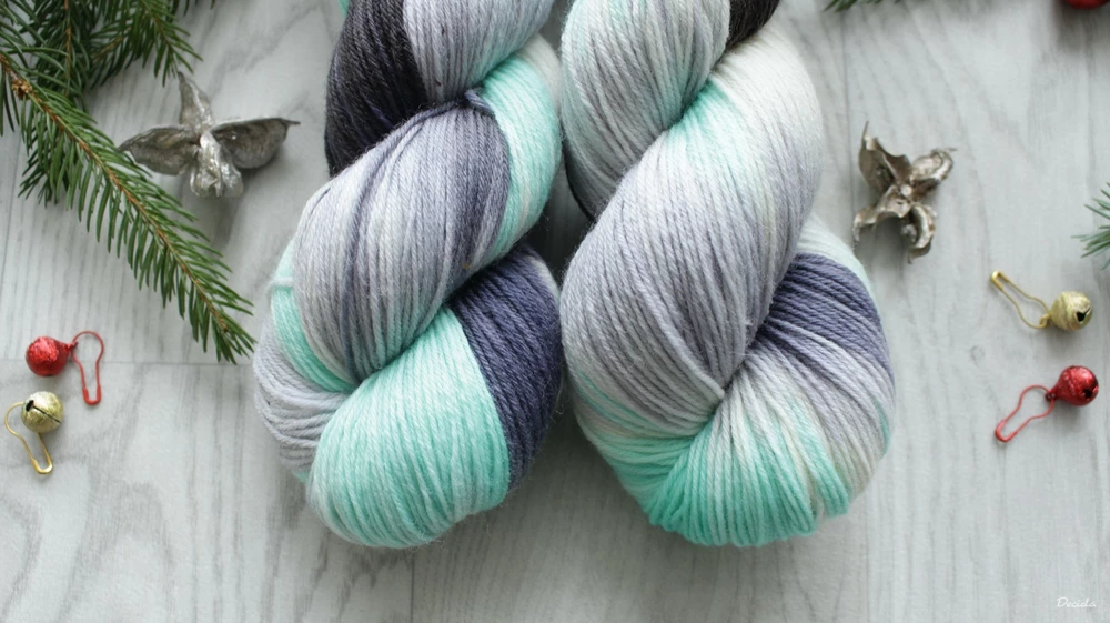 "Dark Snow 3" - EXTRA Merino sw/polyamid 365m/100g