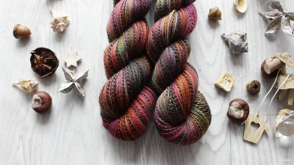 "Podzimní toulky" - ZEBRA Merino sw/nylon 400m/100g