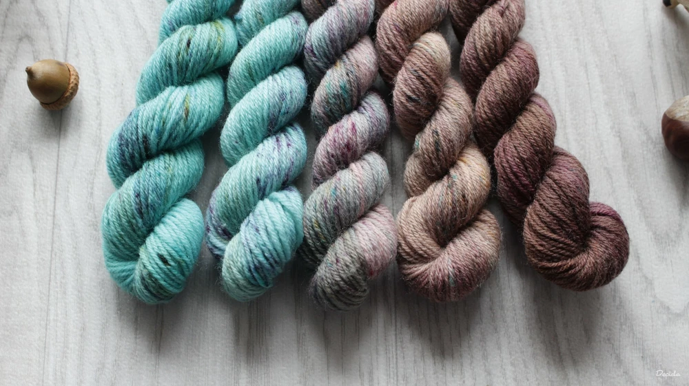 "Set 1" - EXTRA Merino sw/polyamid 365m/100g