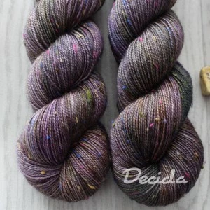 "Caravan" - 85% merino sw a 15% donegal nopky barevné