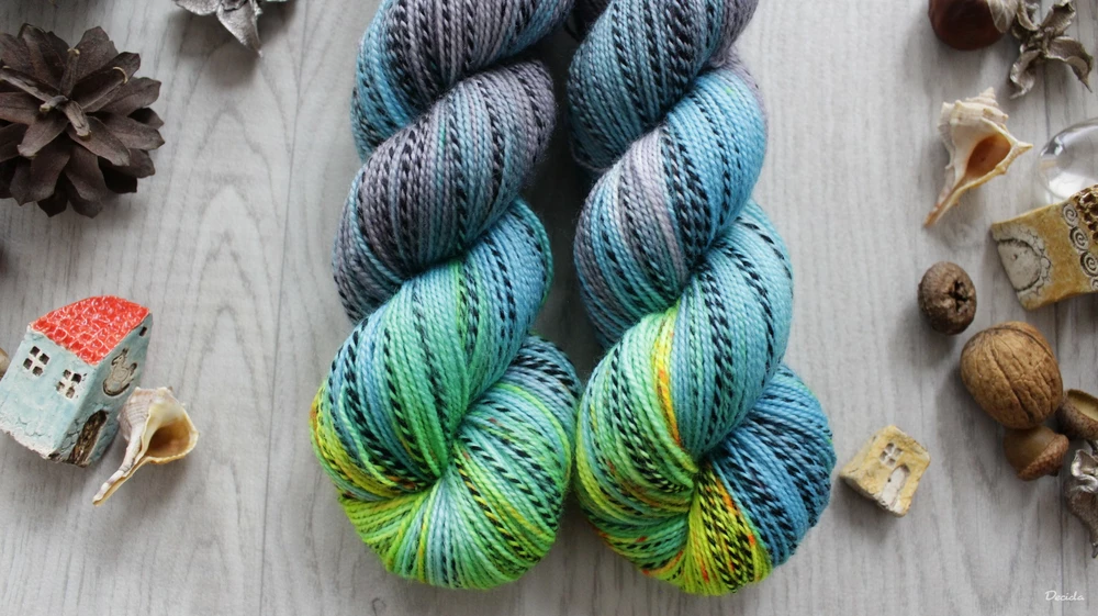 "Krokodýl" - ZEBRA Merino sw/nylon 400m/100g