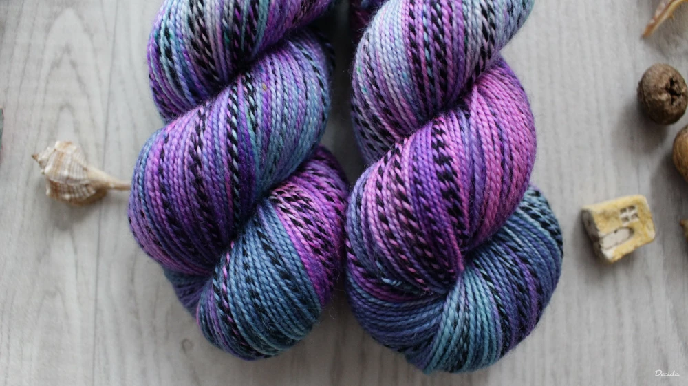 "Afterglow" - ZEBRA Merino sw/nylon 400m/100g