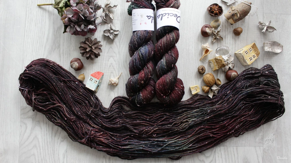 "Hold on 2" Donegal DK -  85% merino a 15% donegal nopky 212m