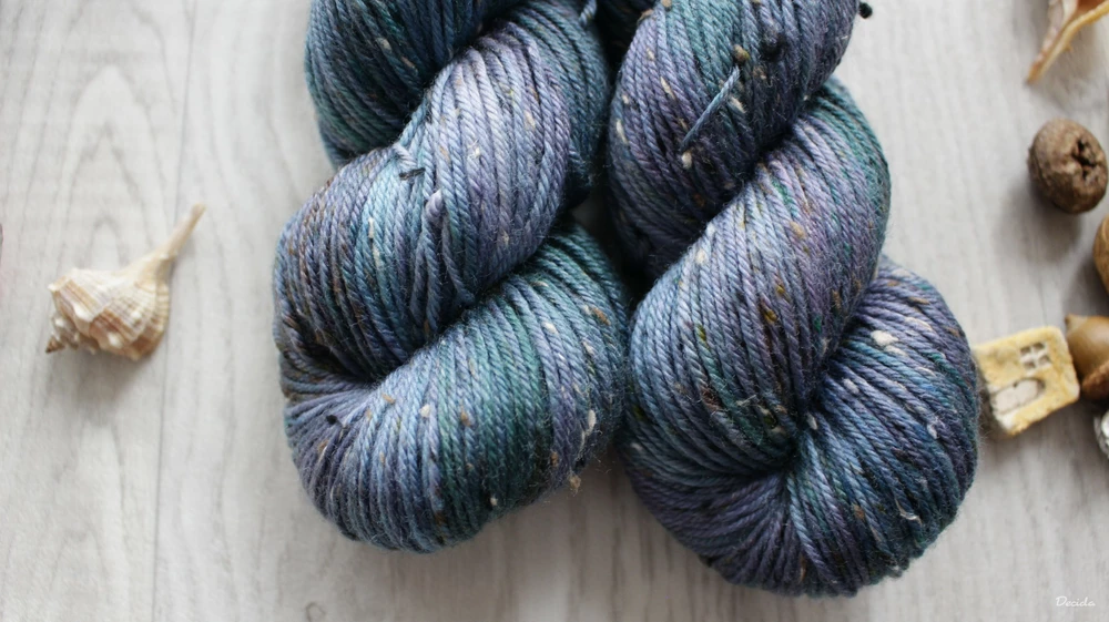 "Nebula" Donegal DK -  85% merino a 15% donegal nopky 212m