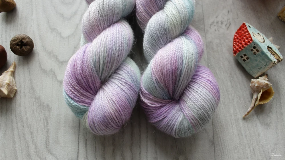 "Bubble" 70%alpaka/10%kašmír/20%hedvábí 400m