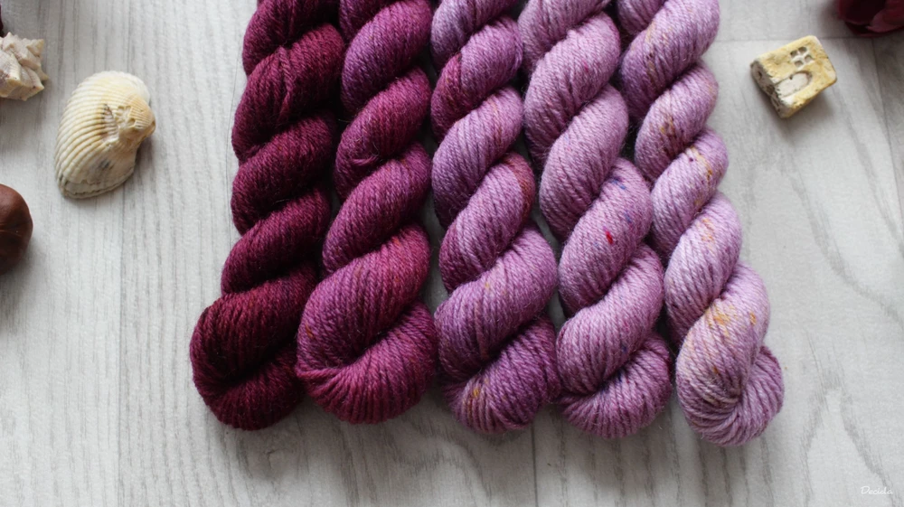 "Set 2" - EXTRA Merino sw/polyamid 365m/100g