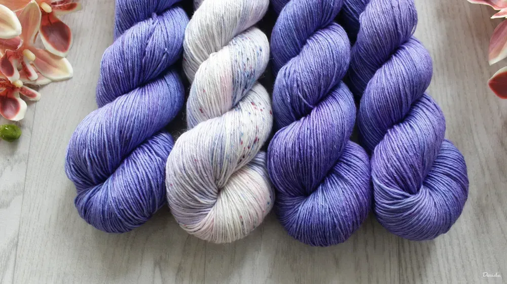 "Set 1" Merino/hedvábí 365m (cena za 100g)