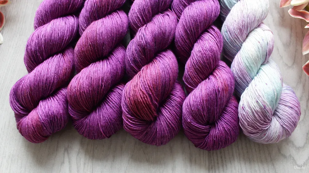 "Set 3" Merino/hedvábí 365m (cena za 100g)