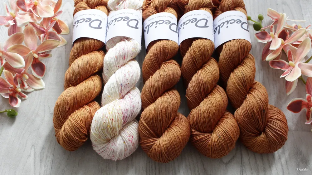 "Set 6" Merino/hedvábí 365m (cena za 100g)