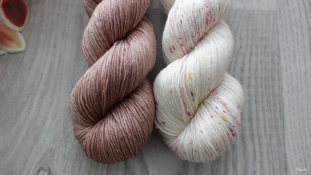 "Set 17" Merino/hedvábí 365m (cena za 100g)