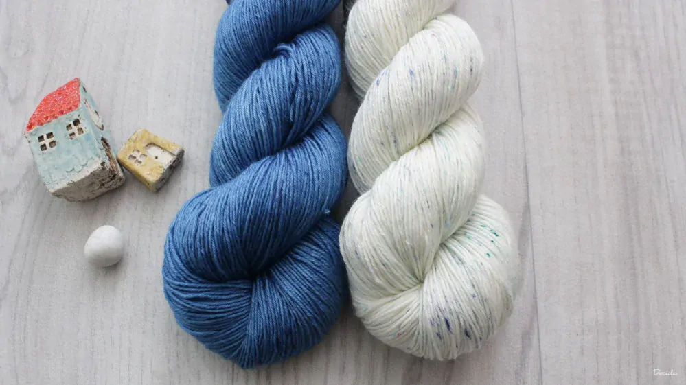 "Set 33" Merino/hedvábí 365m (cena za 100g)