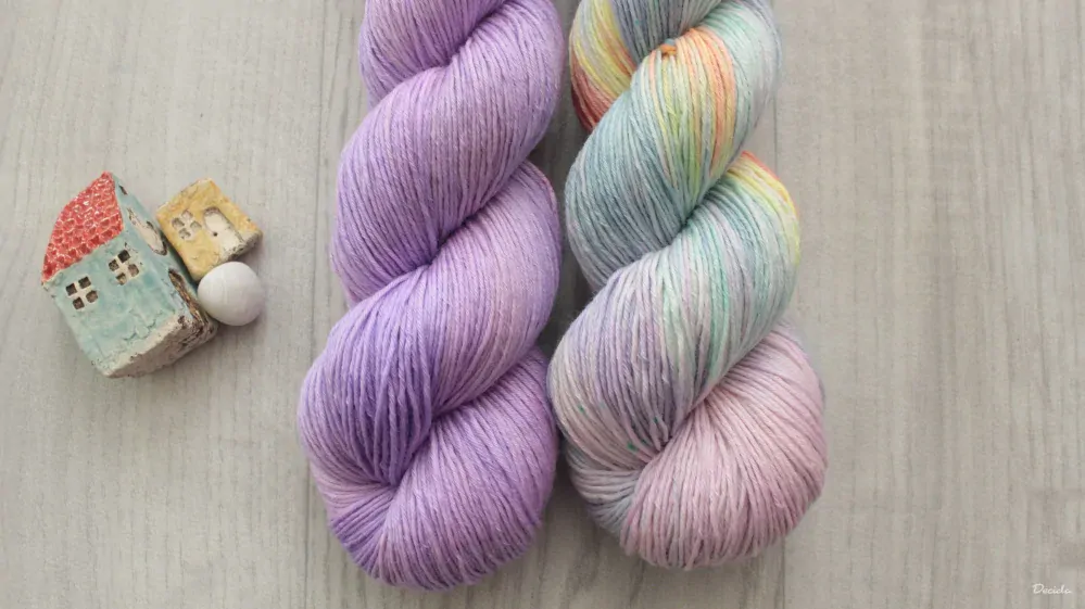 "Set 38" Merino/hedvábí 365m (cena za 100g)