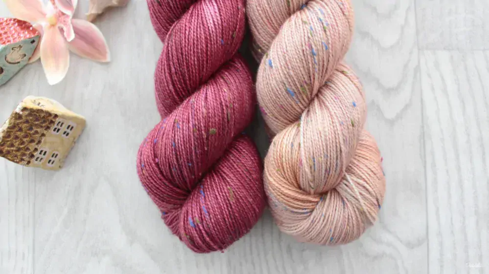 "Set 57" 85% Merino sw 15% donegal nopky (cena za 100g)