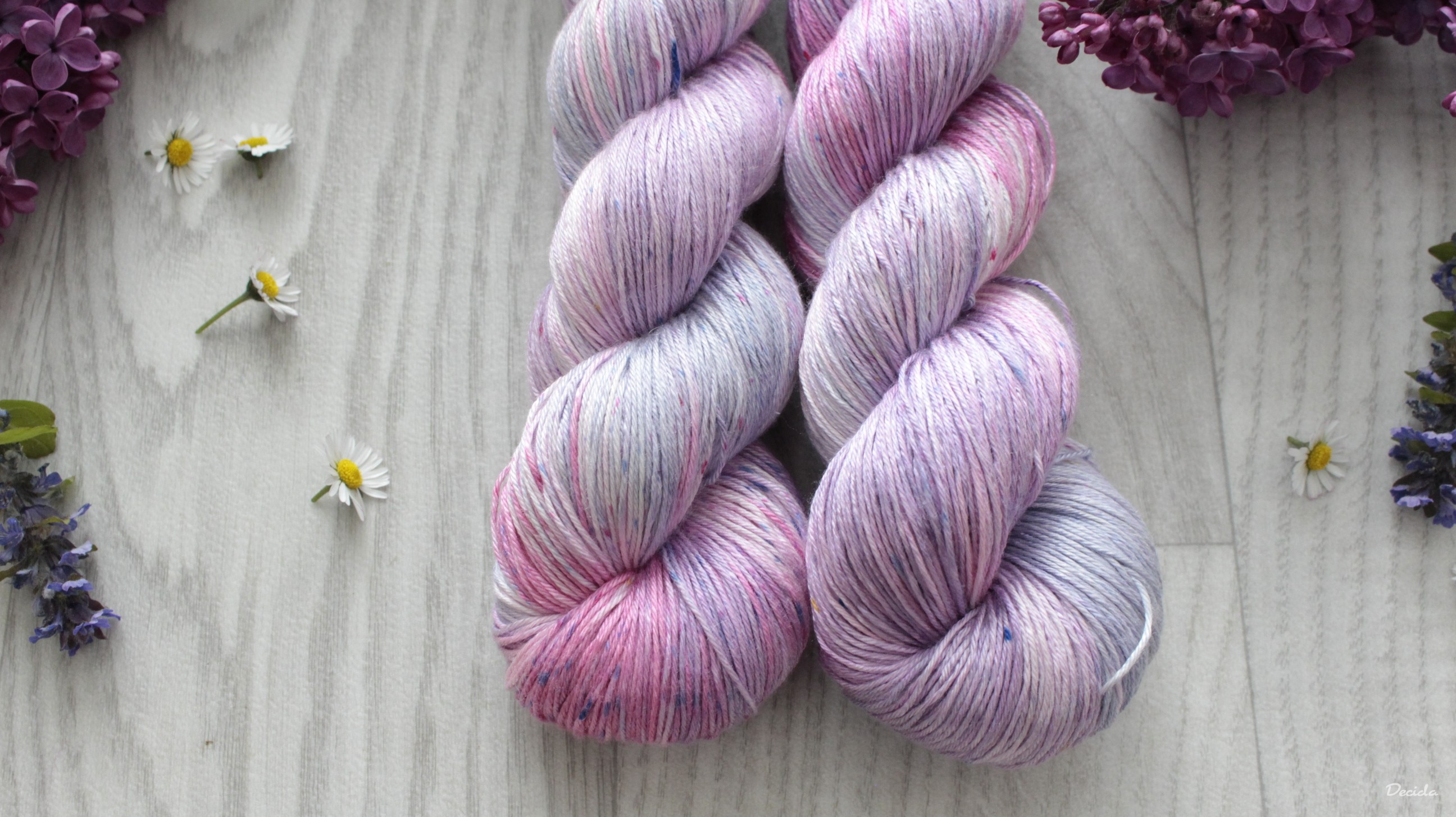 "Orchid" 100% pravé hedvábí 400m