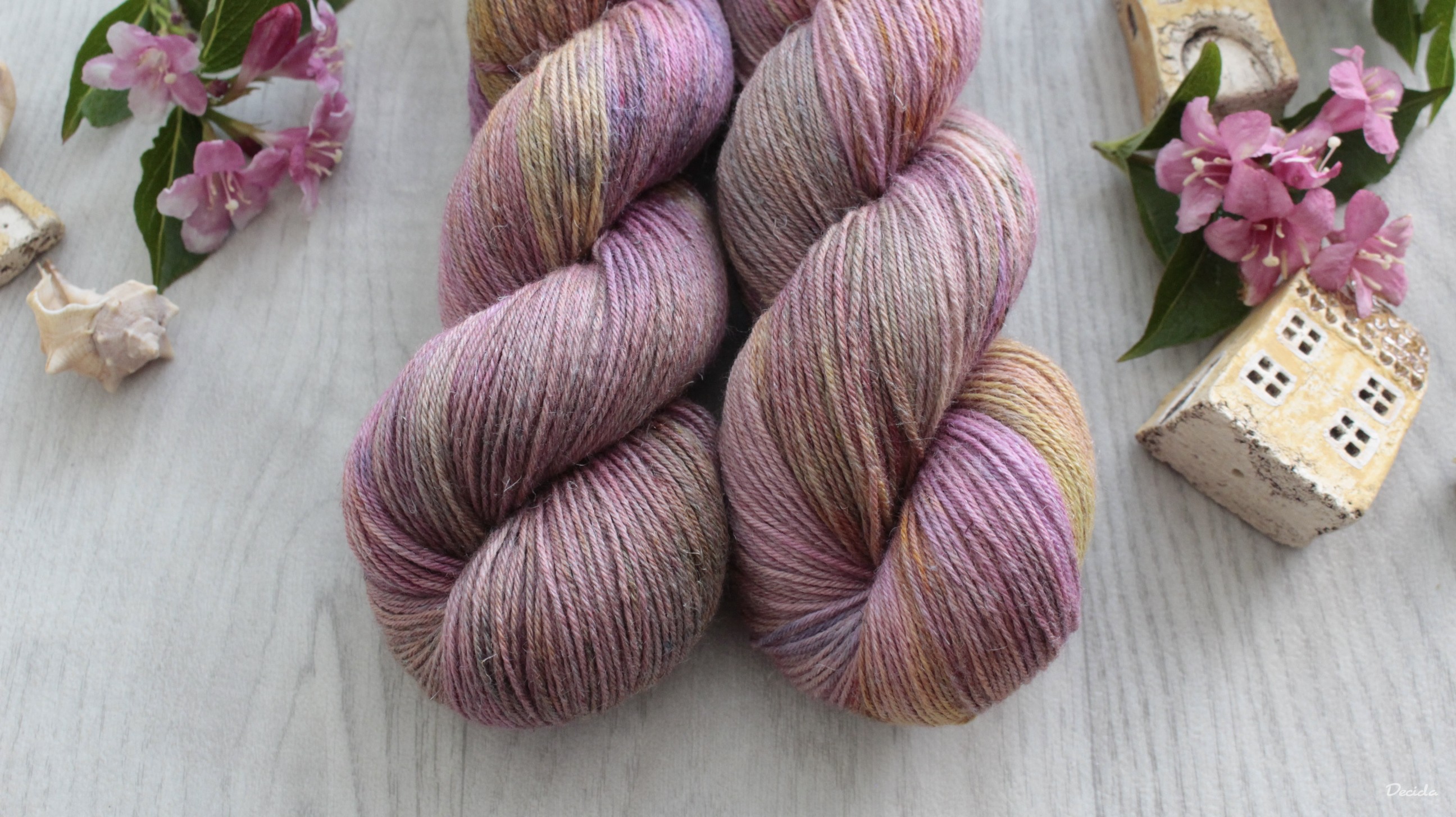 "Aldeia" -  80% Merino Easywash/20% Len 400m/100g