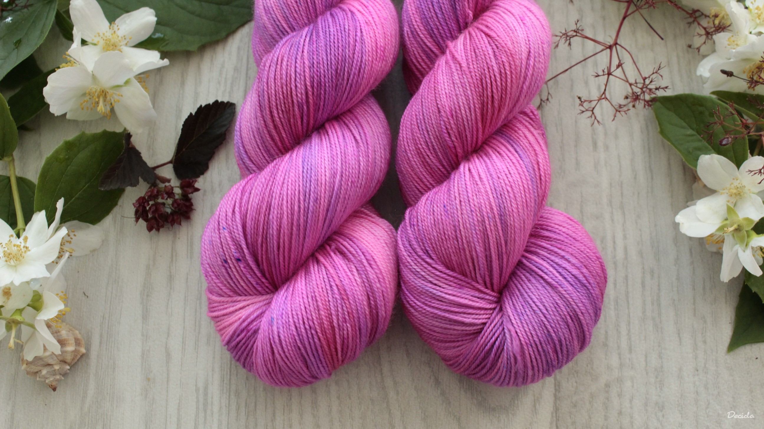 "Pinkí" - 70%merino/10%kašmír/20%hedvábí 400m