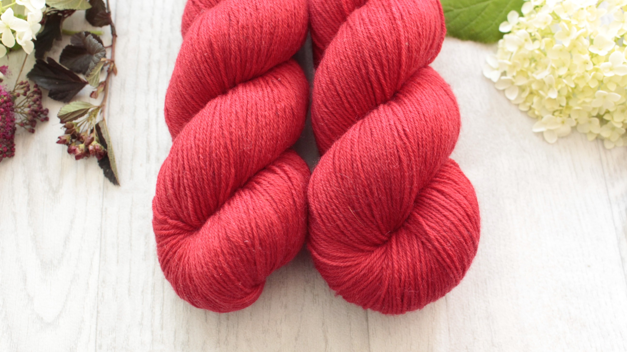 "Červené tóny" - EXTRA Merino sw/polyamid 365m/100g