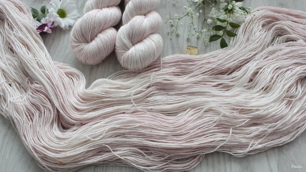 "Begin Again" - merino sw/hedvábí 50/50 400m