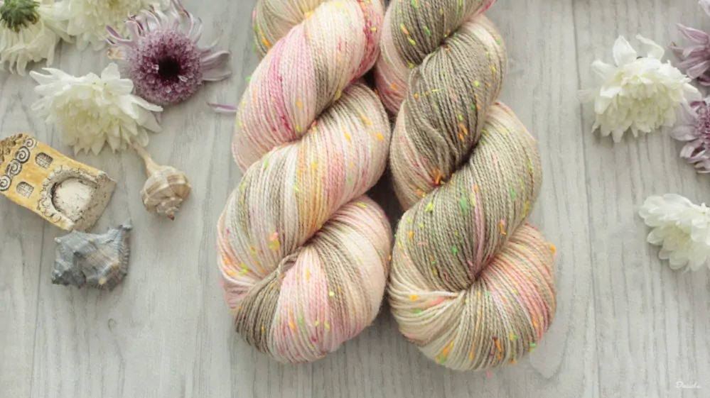 "Surfin" - merino a Donegal neps 400m