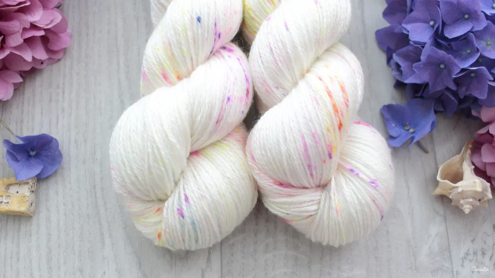 "Specled Unicorn" Merino/tencel 333m