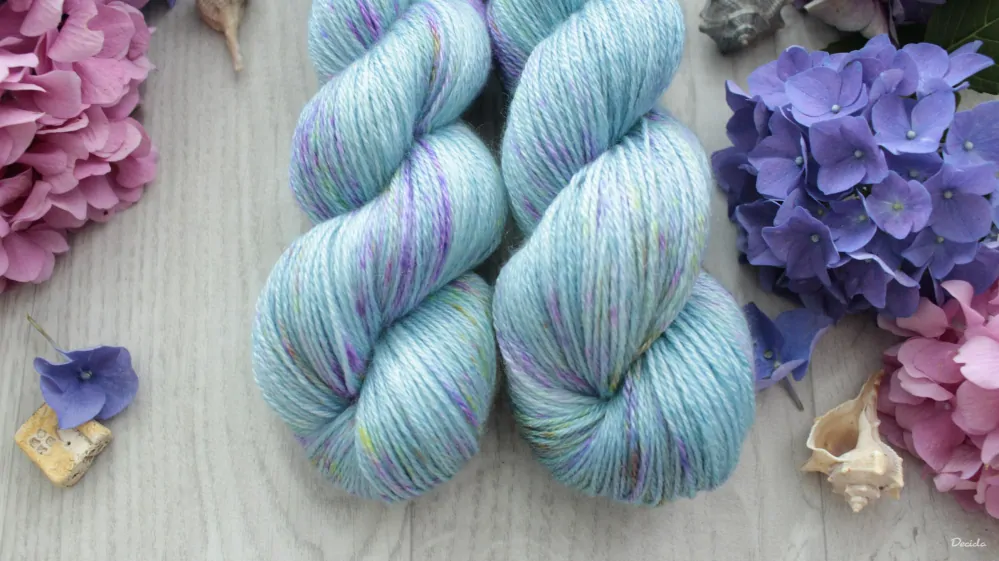 "Speckled Sea" Merino/tencel 333m