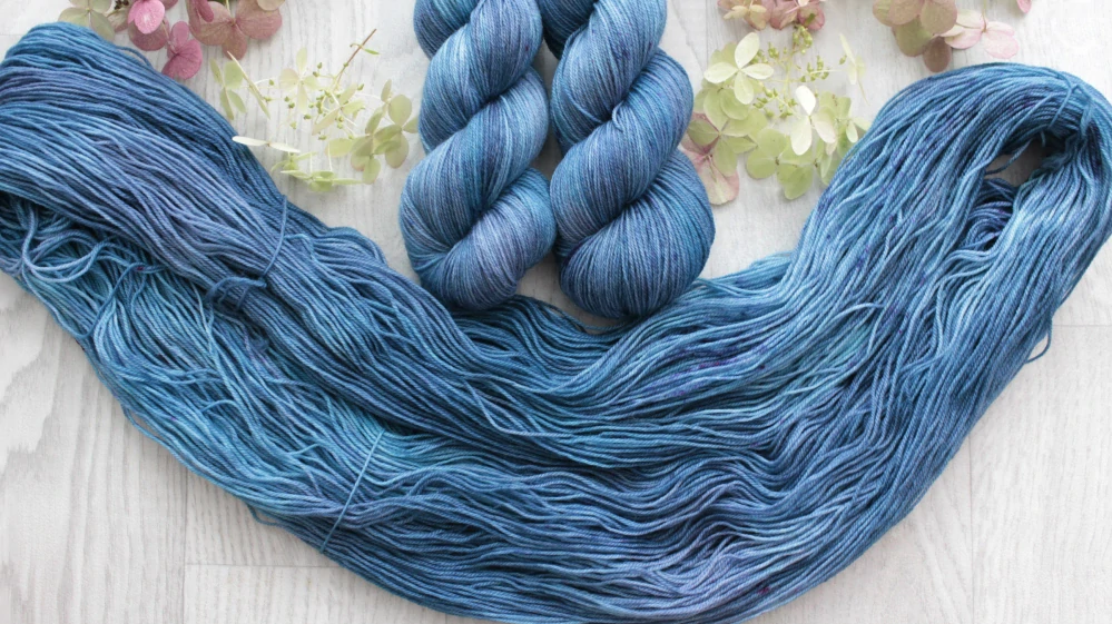 "Blue" EXTRA Merino sw/polyamid 510m/100g