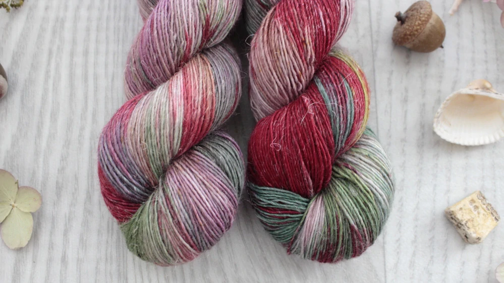 "Pájaro 3" -  Single 90% Merino/10% Len 366m