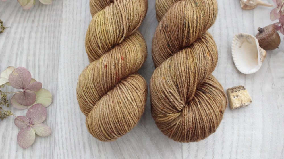 "Ochre" - extra MERINO Twist 3,5mm 280m