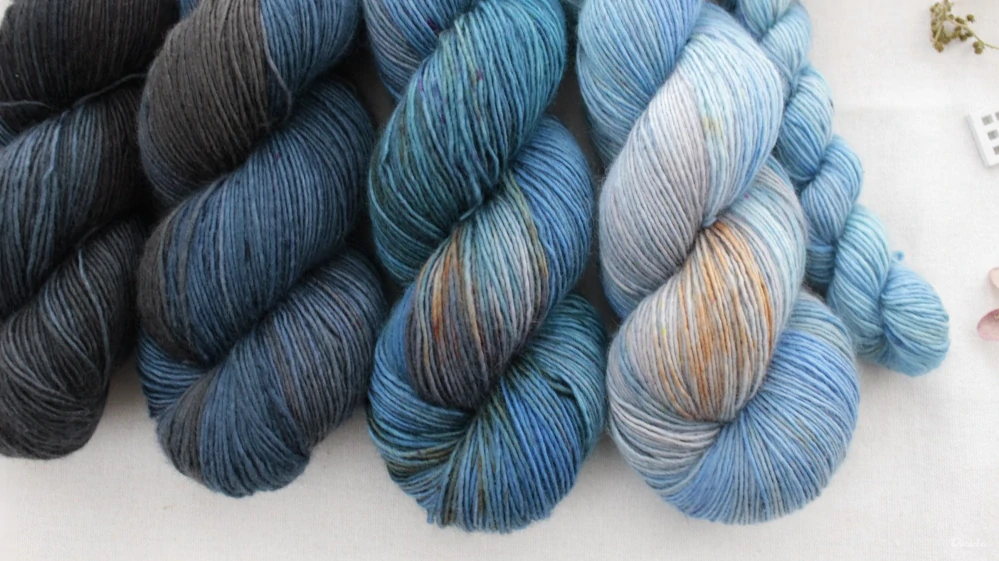 "Fade set 9" - 420g Single MERINO 366m