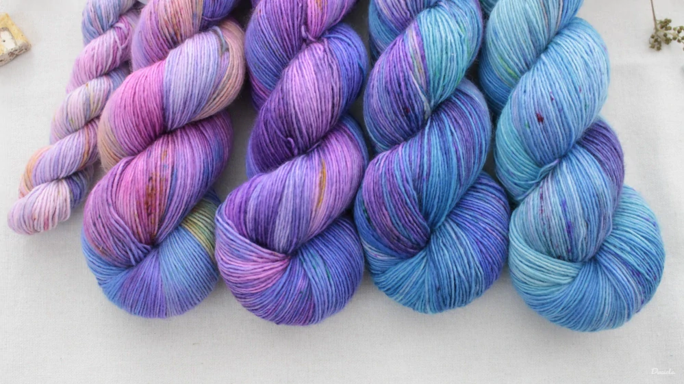 "Fade set 10" -  420g Single MERINO 366m