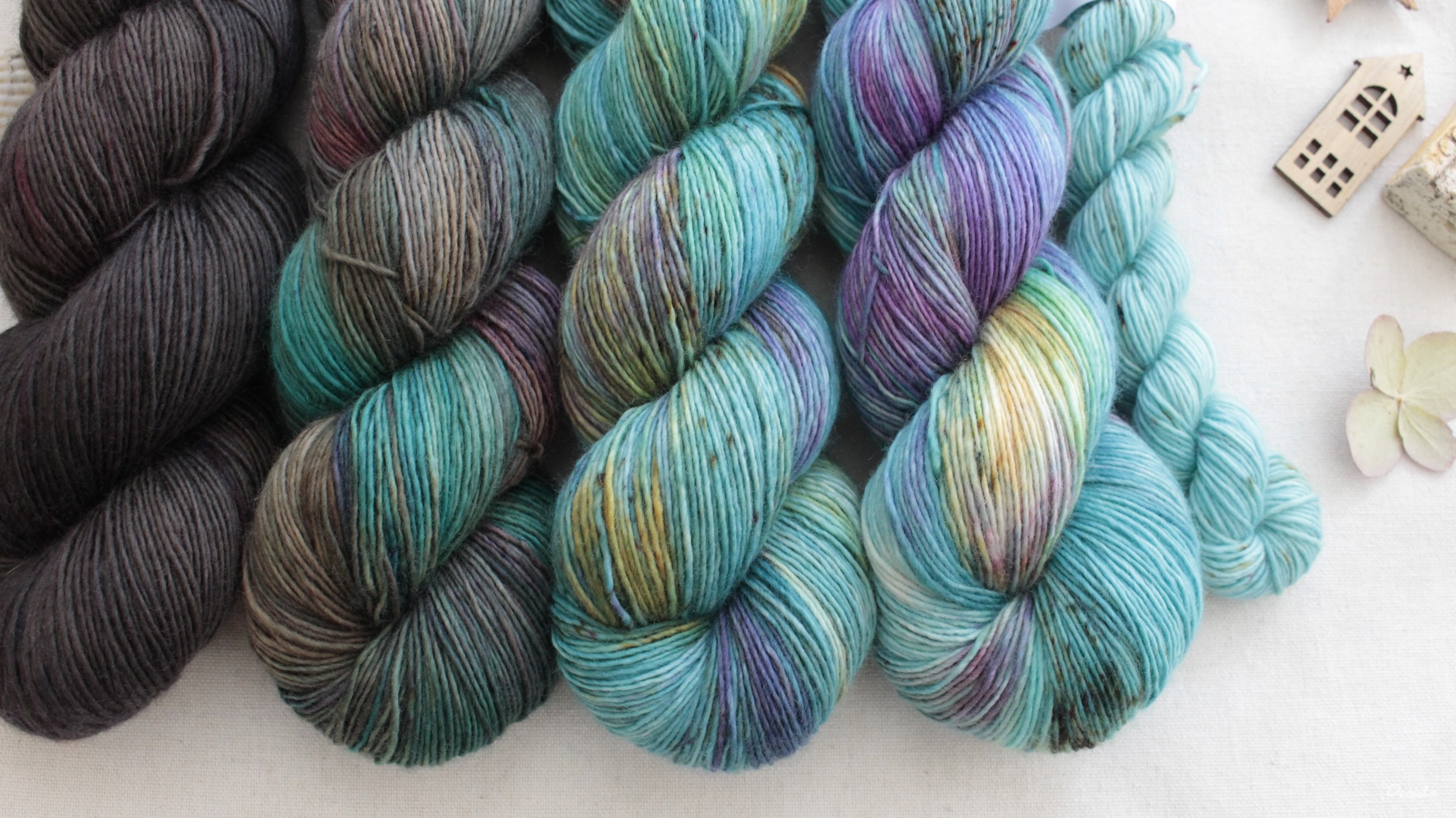 "Fade set 14" -  420g Single MERINO 366m