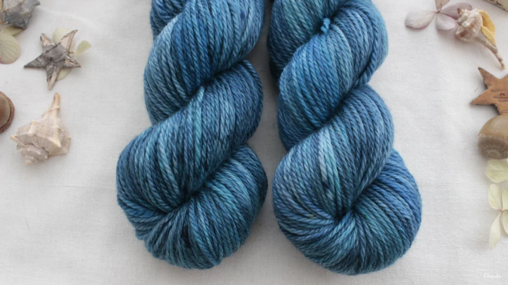 "Mořská pěna" Aran merino sw 166m/100g