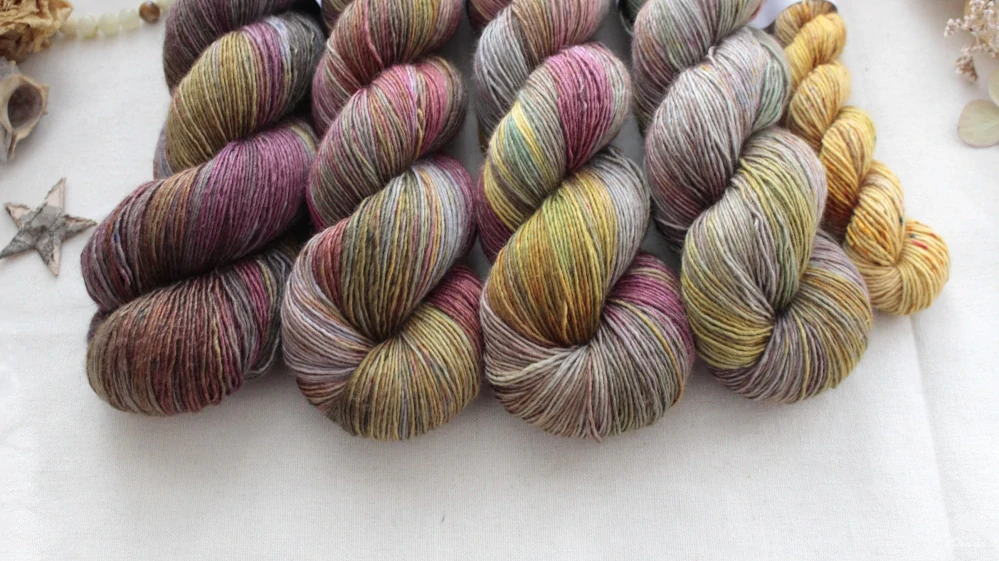 "Fade set 24" -  420g merino/hedvábí 70/30 400m