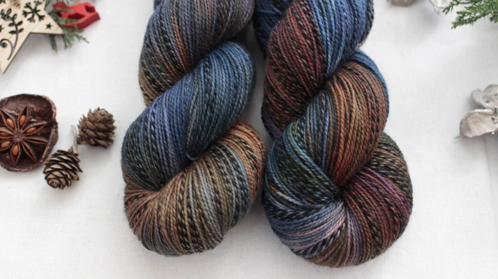 "Půlnoční měsíc" - ZEBRA Merino sw/nylon 400m/100g