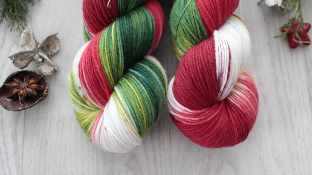 "Vánoční girlanda 6"  EXTRA Merino sw/polyamid 365m/100g