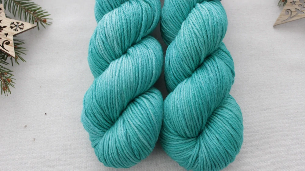 "Mint love" Merino/hedvábí 220m