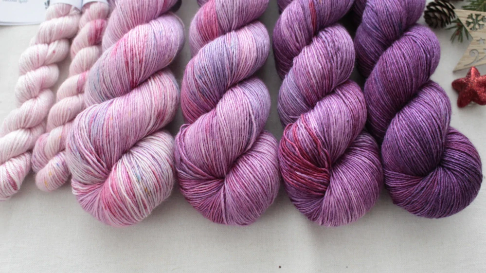 "Fade set 40" -  440g merino/hedvábí 70/30 400m