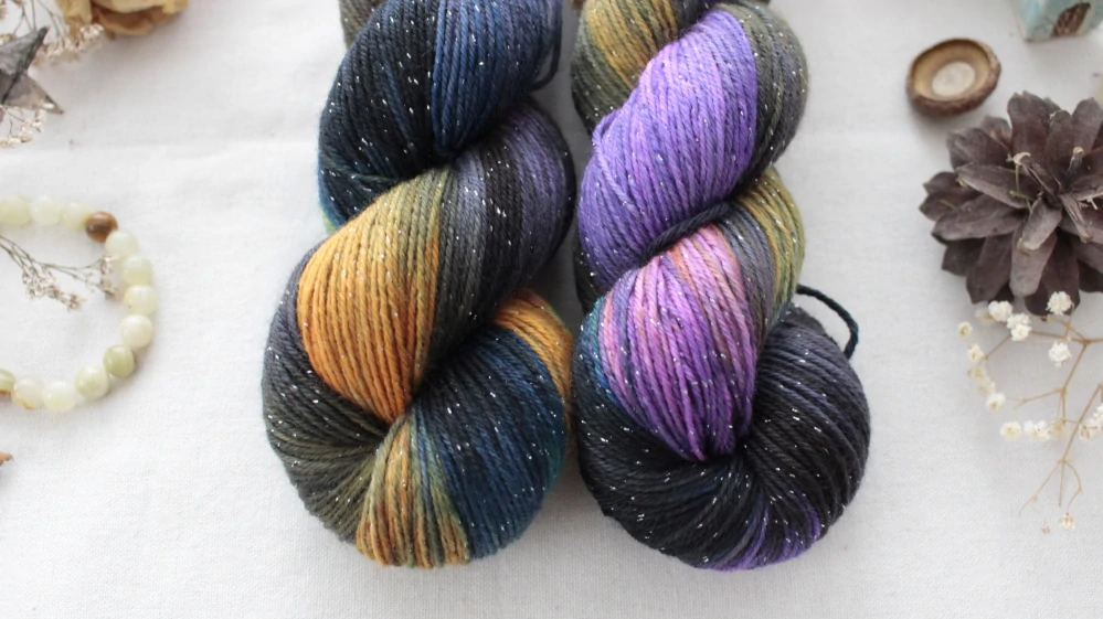 "Circulo" - EXTRA Merino sw/polyamid/Lurex 400m/100g