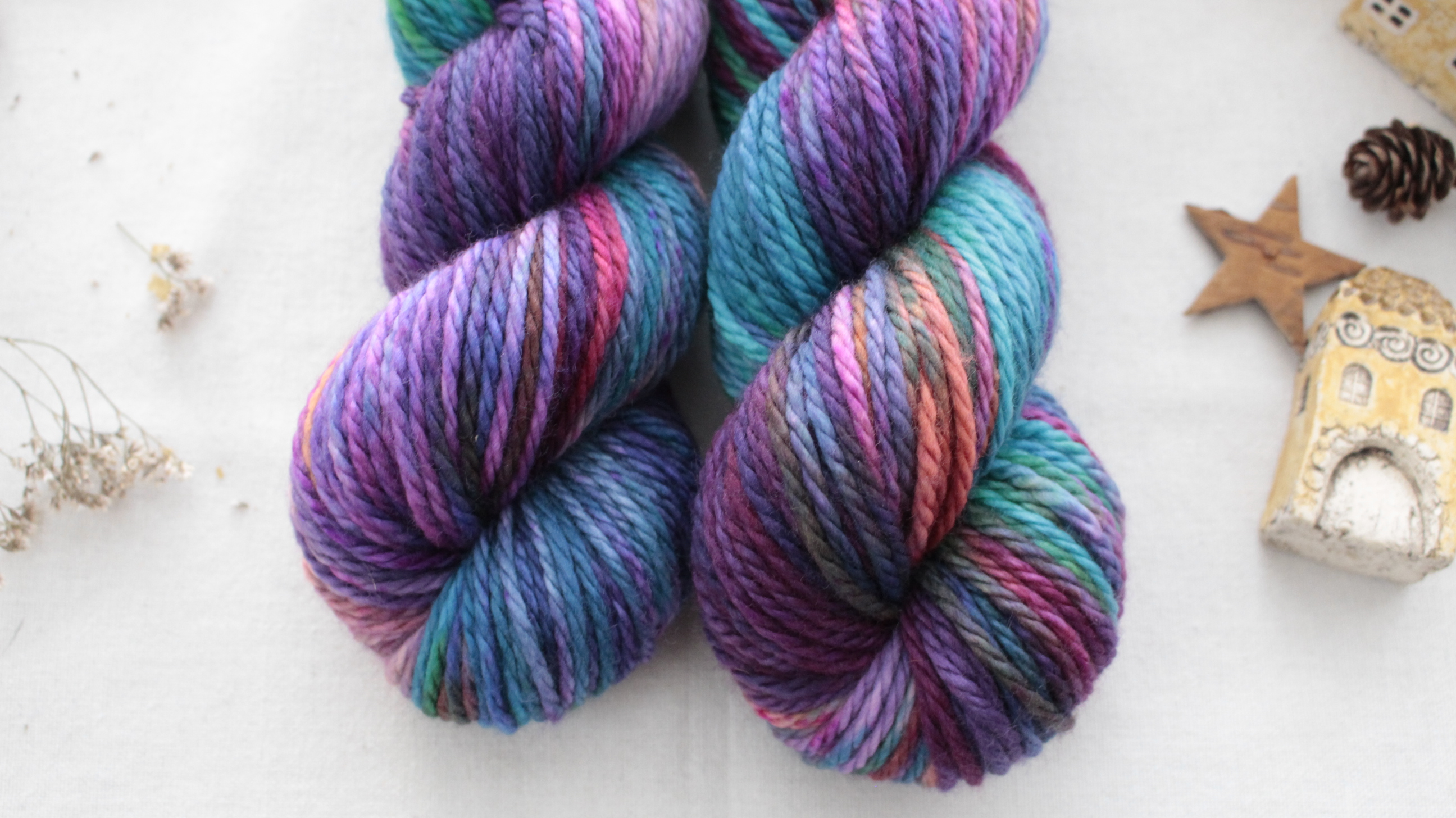 "Wakanao" Chunky merino sw 100m/100g
