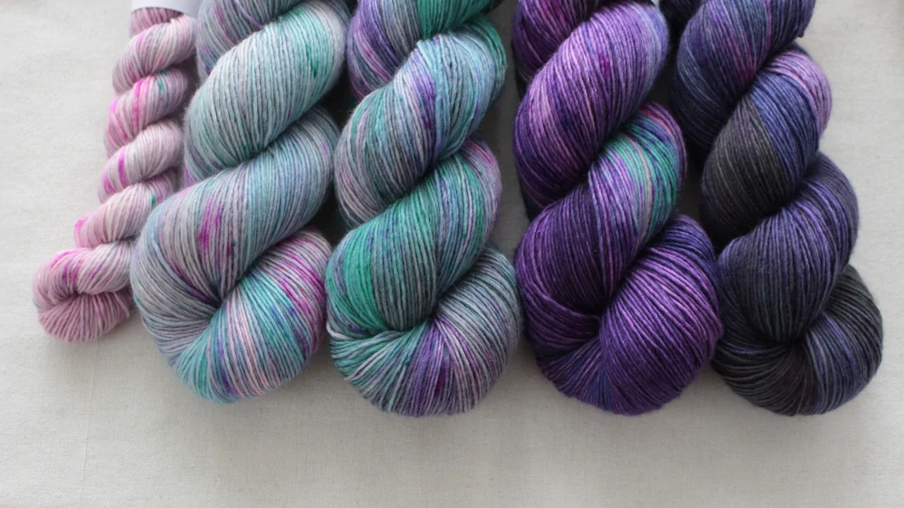"Fade set 47" -  420g Single MERINO 366m