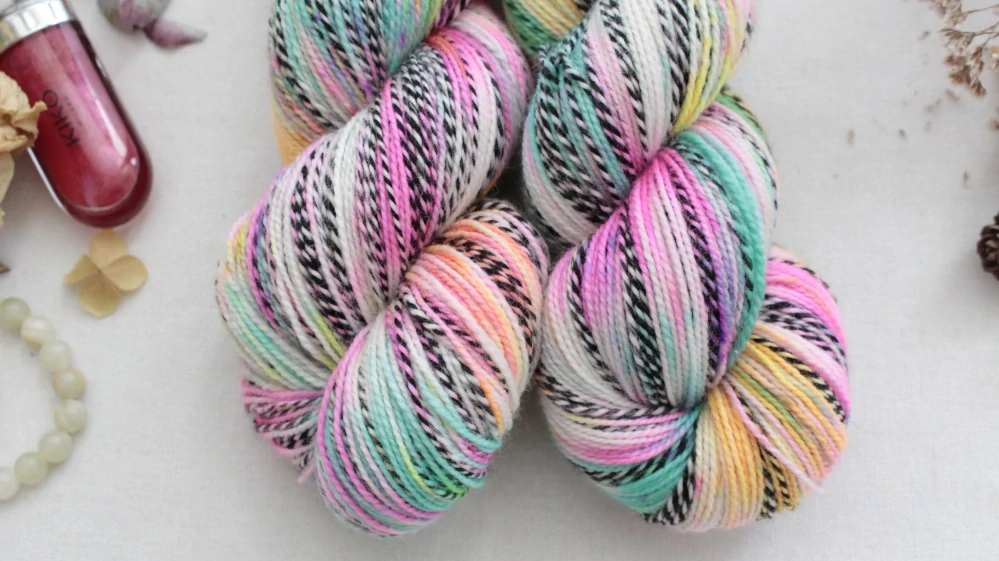 "Neon balm 4 - Mint" - ZEBRA Merino sw/nylon 365m - set 120g PŘEDOBJEDNÁVKA