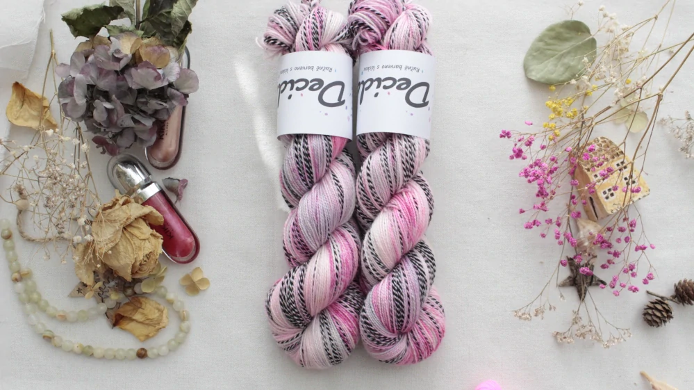 "Dreamy Valentine" - ZEBRA Merino sw/nylon 365m - set 120g PŘEDOBJEDNÁVKA