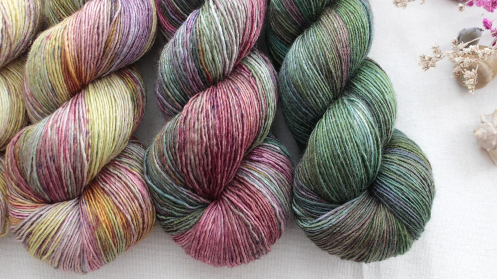 "Fade set 58" -  420g merino/hedvábí 70/30 400m